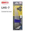 EIGHT-EX Extended Flat Head Alloy Steel Hex Key Set