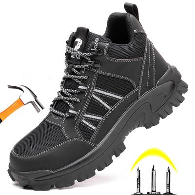 Scarpe di Sicurezza Uomo con Puntale in Acciaio Anti-schiacciamento Scarpe da Lavoro Uomo Sneakers Leggere Antiperforazione Indistruttibili Dropshipping Scarpe