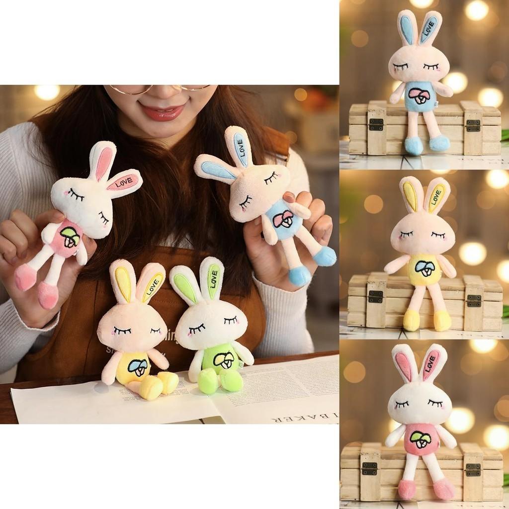 Adorable Plush Bunny Toy Mini Rabbit Doll Soft Stuffed Animal For Wedding Toss