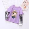 Spring and Autumn Girls'  Casual Base Shirt Children's Top