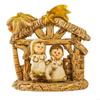 Christmas Nativity Figurines Nativity Scene Statue with Stable Holy Family A0KF