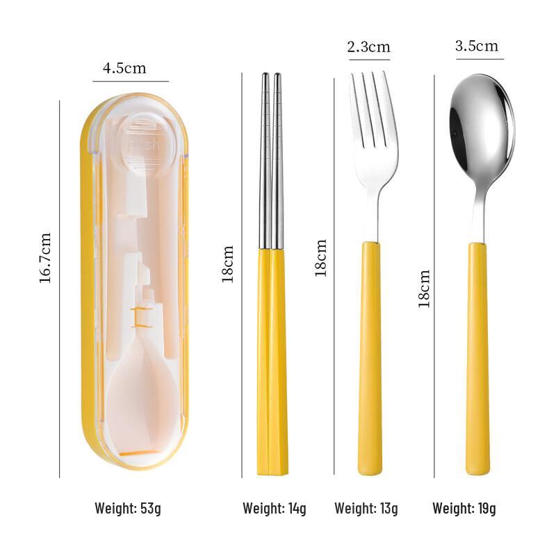 abay 304 Stainless Steel Portable Cutlery Set