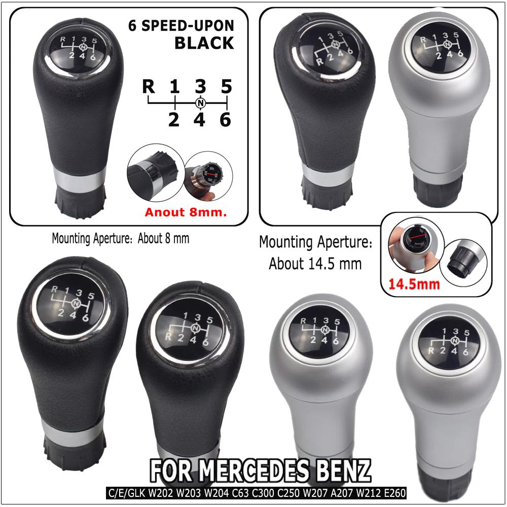 Schaltknauf Gamasche Hebel Schaltgriff Stick für Benz vor 2011 E-Klasse; Vor 2013 C-Klasse; 2012 GLK W202 W203 W204 C63