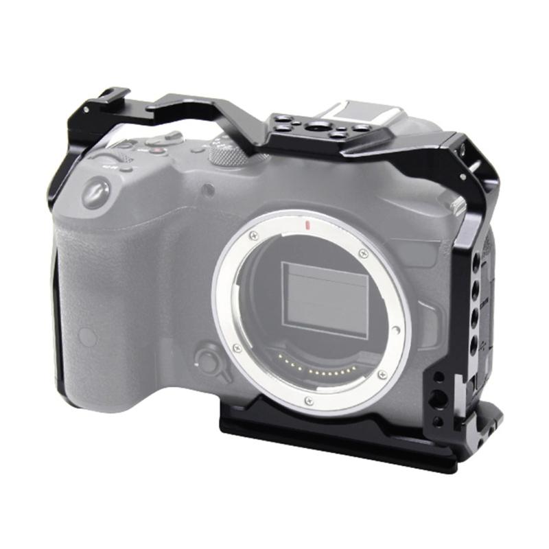 Aluminum Camera Cage Frame For DSLR Cameras Featuring 1/4 and 3/8 Screw Holes For Versatiled Use