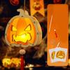 Glowing Halloween Lantern DIY Luminous Handmade  Lantern Halloween Pumpkin Lantern  Party Prop