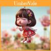 Car Decor Acrylic Cute Girl Series Car Mirror Pendant With Cartoon Style For Interior Enhancement