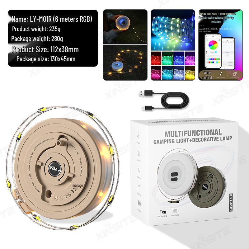 

Multifunctional Camping & Mood Light String One Size