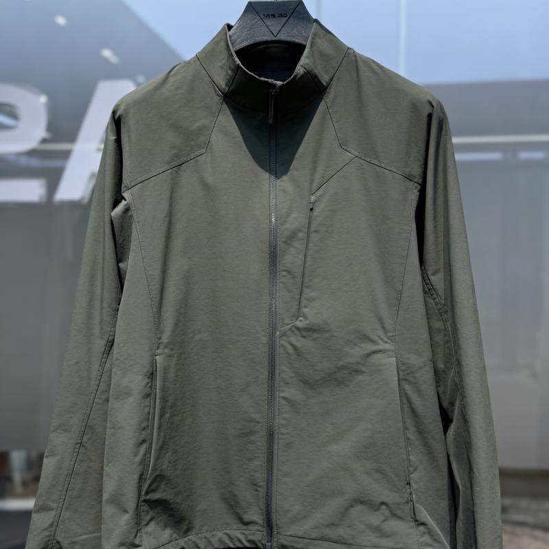 PERFEITO CRIATIVO Men's Stand-Up Collar Windbreaker