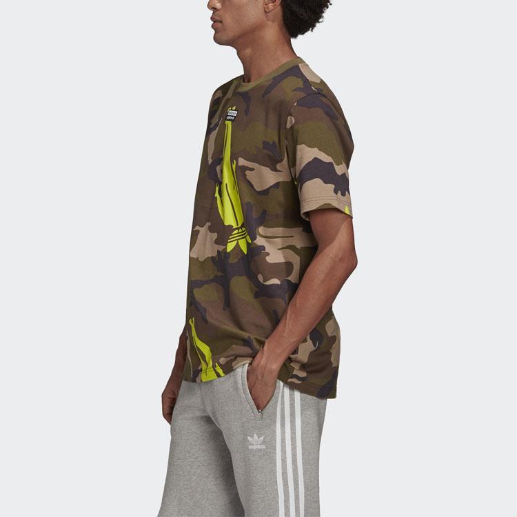 Adidas Originals Trefoil Ryv Camo Tee Men Tops GK5914