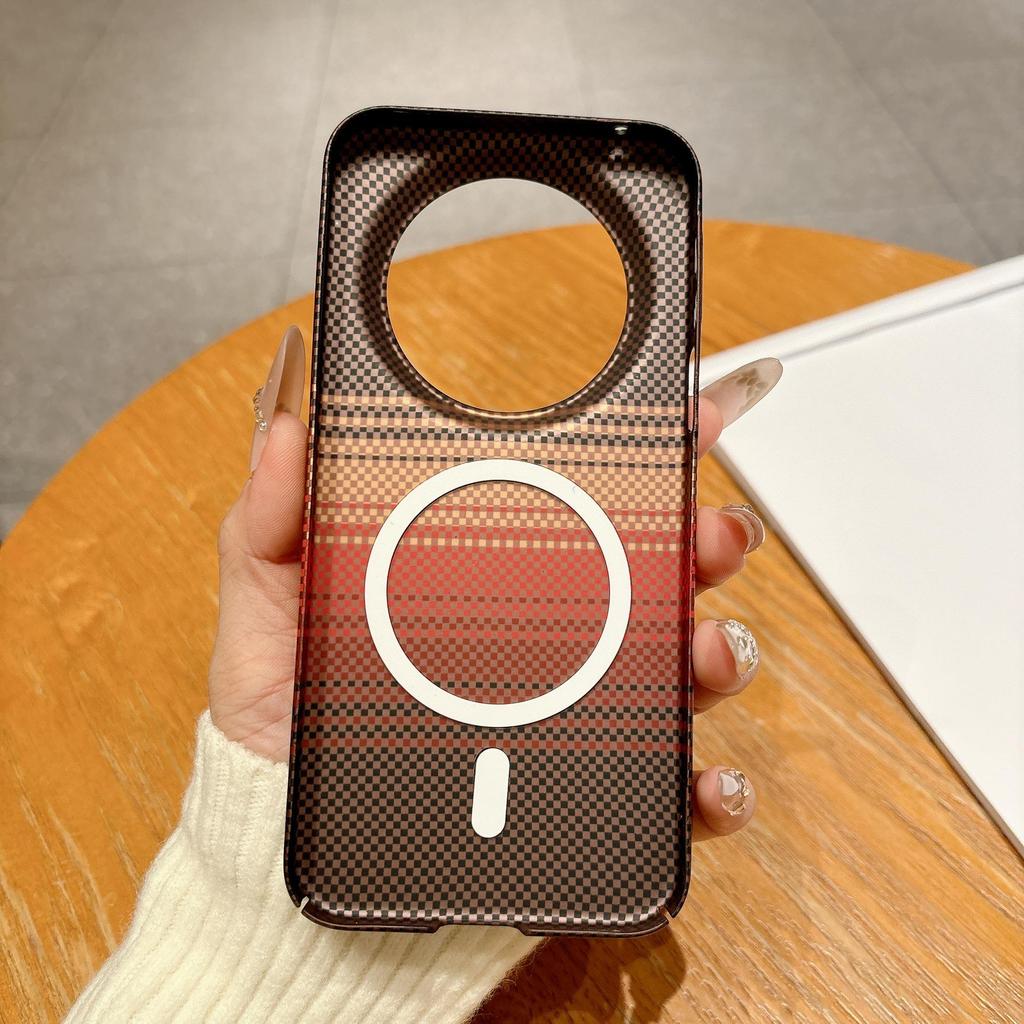 Huawei Mate80 Promax Kevlar Pattern Ultra-Thin Drop-Proof Phone Case P70U