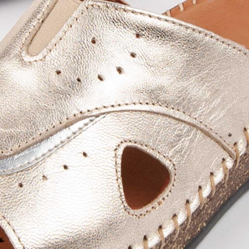 Women's Leather Sandal. Purapiel Leida3 103023