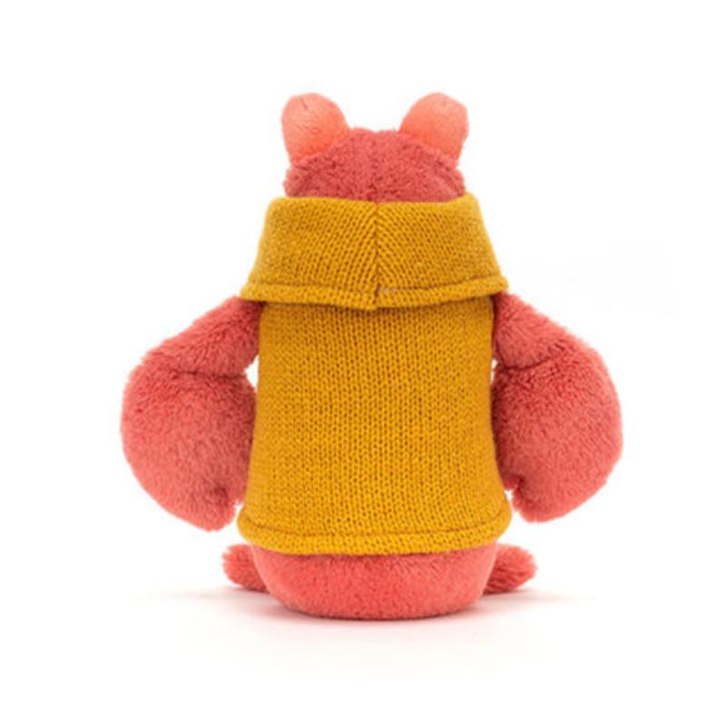 JELLYCAT Ocean Series Animal Pullover Lobster Companion Doll Plush Doll 21cm Height