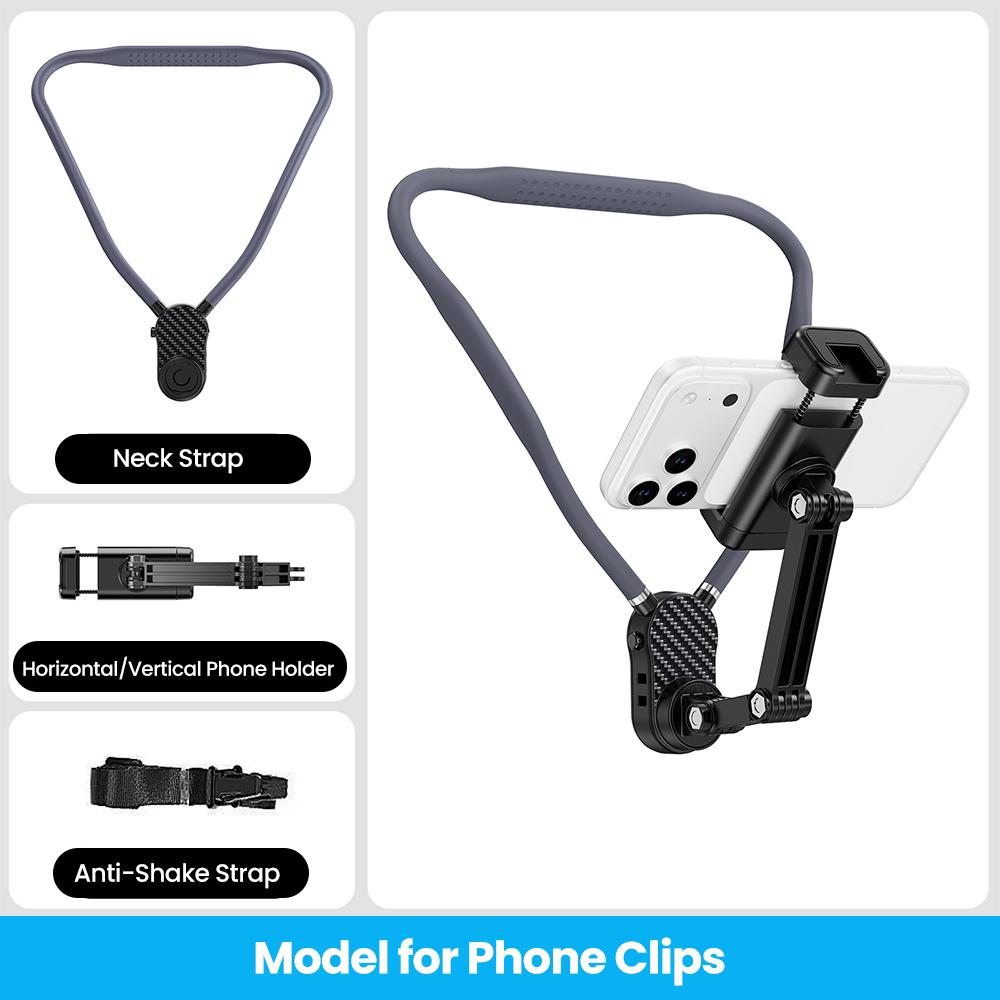Xiaomi Wearable Neck Magnetic Holder Lazy Phone Stand Universal Hanging Mount for IPhone 17 16 Pro GoPro Vlog Cycling Phone Holder