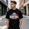 Basketball TournaUnisext Graphic TShirt ESTD Basketball Tee Casual Sports Top For Unisex Unisex