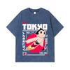 275 GSM Washed T-shirts 100% Cotton Astro Boy V2 Print Unisex Heavy Cotton T Shirt