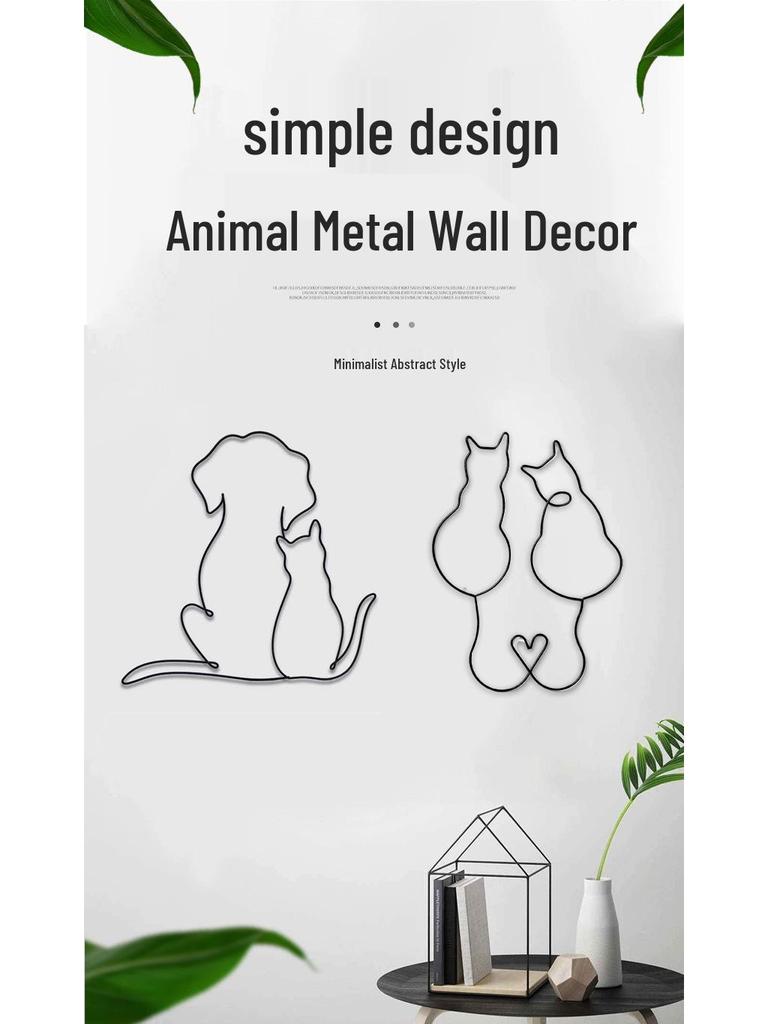 Hot-Selling Metal Animal Wall Art: Iron Craft Decor for Home