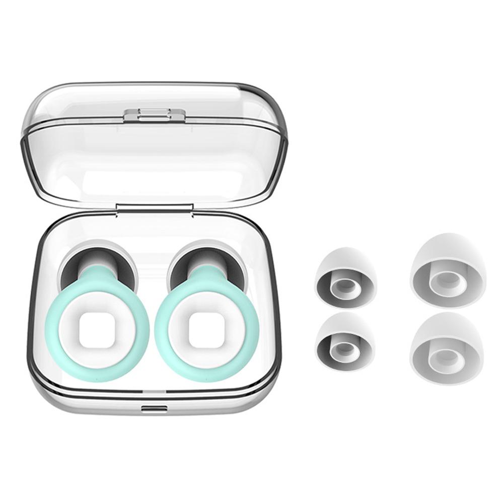 1Pairs Motorcycle Noise Reduction Earplugs 27dB Comfortable Memory Foam Silicone Sleep Soundproof Earplugs Motorcycle Equipment