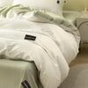 HLA Creamy Washed Cotton 4-Piece Bedding Set
