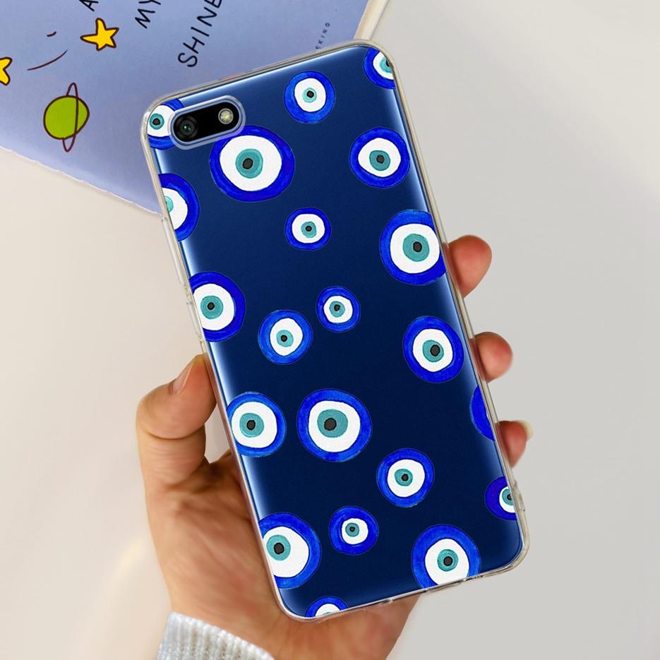 For Huawei Y5 Lite 2018 Case DRA-LX5 Luxury Painted Back Cover Clear Silicone Soft Phone Case For Huawei Y5 Prime Y 5 2018 Shell