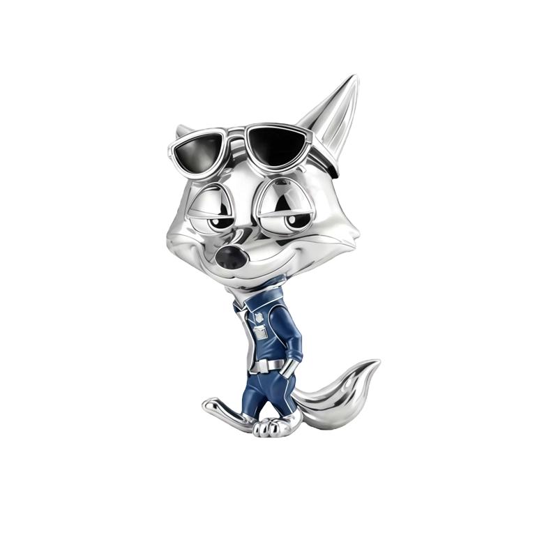 New Charm Beads, Zootopia, Nick Charm&Judy Rabbit Charm&Director Niu,Fit Pendant Bracelet Women Jewelry Gift