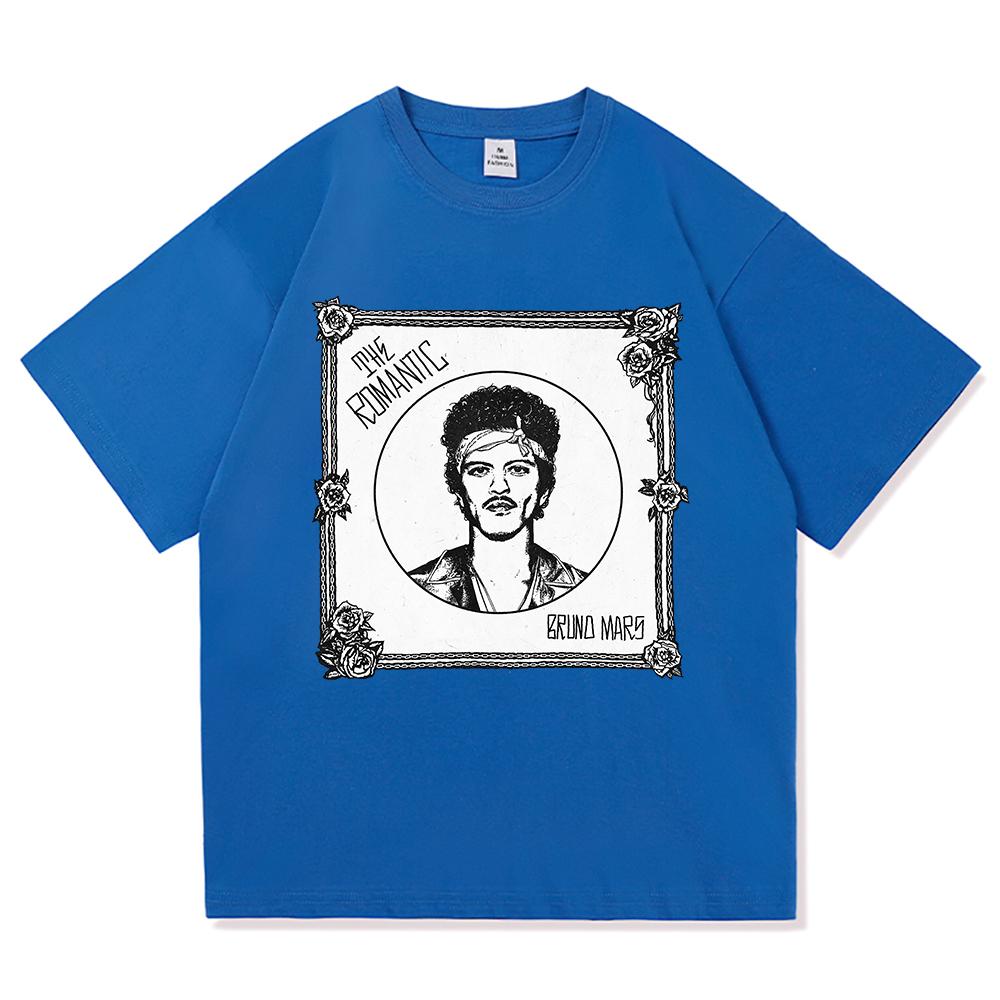 Bruno Mars Das RoUnisextic T-Shirt 2026 Neues Album Retro UnisexDamenbekleidung Harajuku Hochwertige Oberteile Baumwoll-T-Shirts Vintage