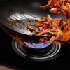 LANMI Zizi Titanium Wokas Wok Pan Titanium-Iron 0 Coating Non-Stick Rust-Resistant Rustproof Lightweight Stable Healthy