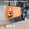 For iPhone 17 Pro Case Compatible with MagSafe Skin-touch PC + TPU Phone Cover with Foldable Kickstand