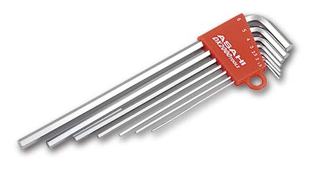 

ASH Plated Long Hex Wrench Set (7 Pieces) AYS0710