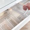 Drawer Divider Storage Box Clear Bathroom And Vanity Drawer Organizer Tray Drawer Storage Bin for Makeup Brushes Lipstick Cosmetics Kitchen Utensils