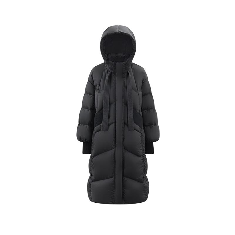 AILAIYI Damen Lange Kapuzen-Daunenjacke für den Winter