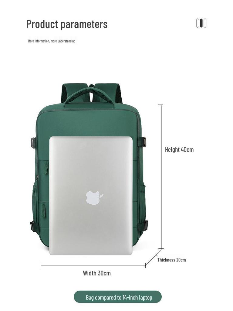 Women's Multi-Functional Large Capacity Backpack for Travel & Business - Double Shoulder Bag for Laptop & Students