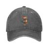 Casquette de Baseball Classique FCawF Humour de Poulet Drôle Unisexe Coton Usé Casquette de Soleil Citation Coq Meme Chapeaux Ajustables d'Extérieur