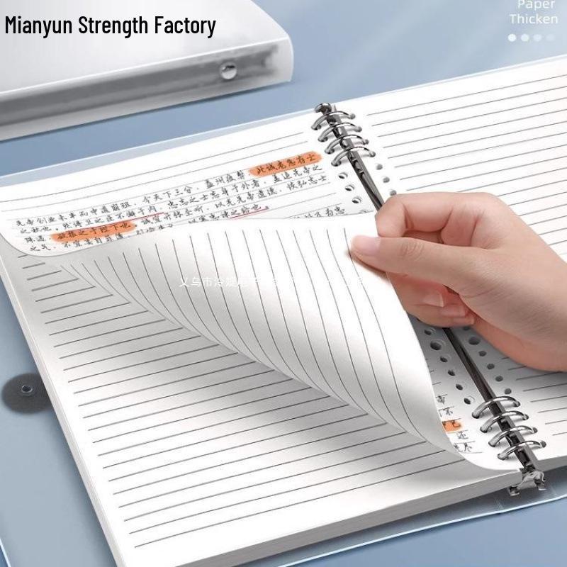 B5 Häftesbindare med Bekvämt Grepp och Tjocka Lösbladspåfyllningar för Studenter