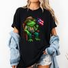 Puerto Rico Frog T Shirt Coqui Graphic Tee Puerto Rican Flag Shirt Cultural Pride Travel Souvenir Gift Top for Men Women Tourists