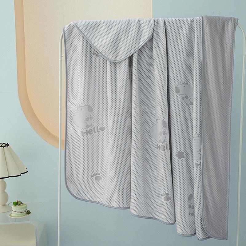 Colorful Summer Lightweight Blanket Cute Jacquard Design Air Conditioner Blanket Washable Skin Friendly Cozy Summer Cooling Blanket For Hot Nights