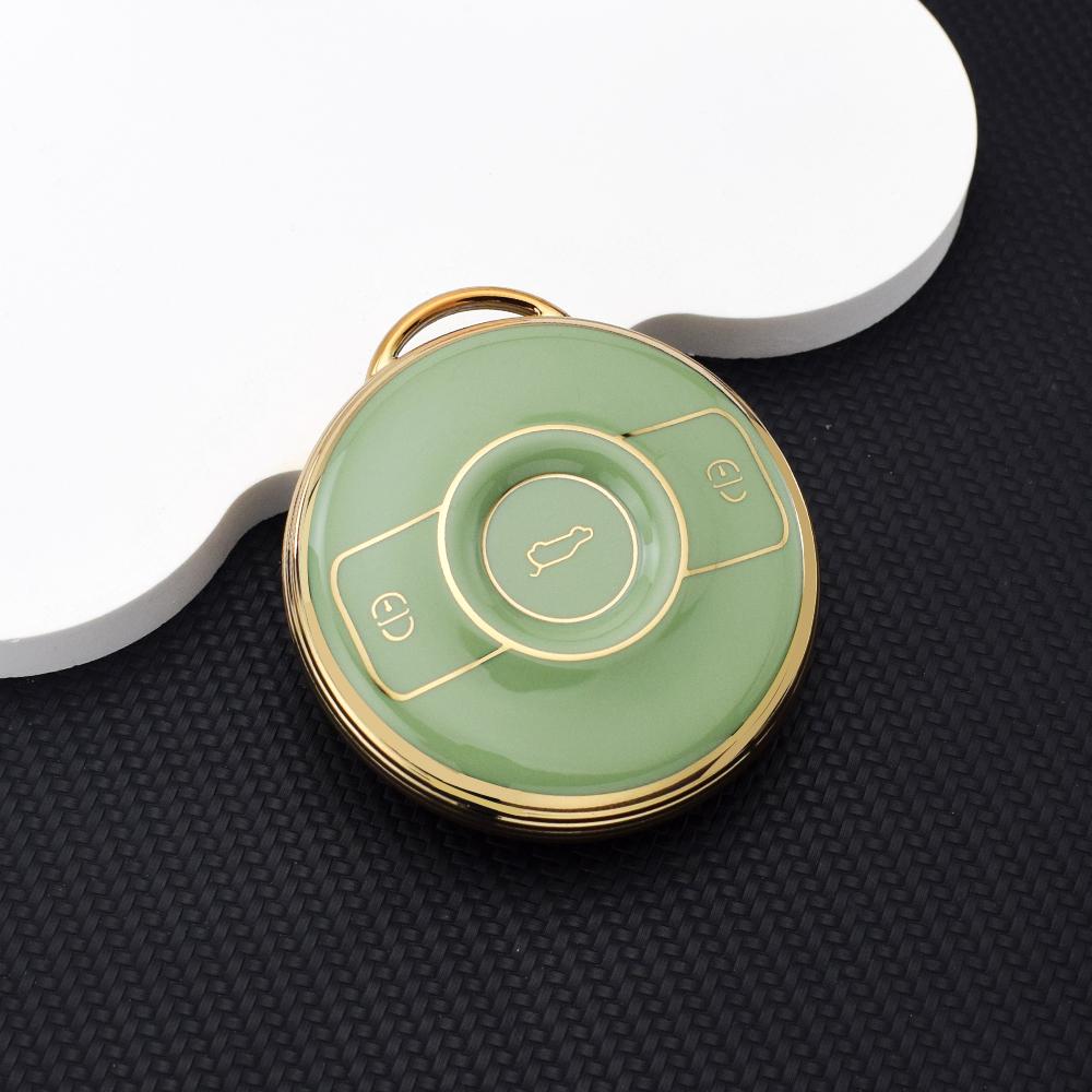 Car Key Case For Mercedes Benz Smart 1 Brabus Fortwo Key Cover Anti-Scratch Protection Shell Premium Auto Interior Accessories