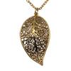 Openwork Dragonfly Pendant antique Gold color Necklace Insect Jewelry 45cm or 70cm long chain