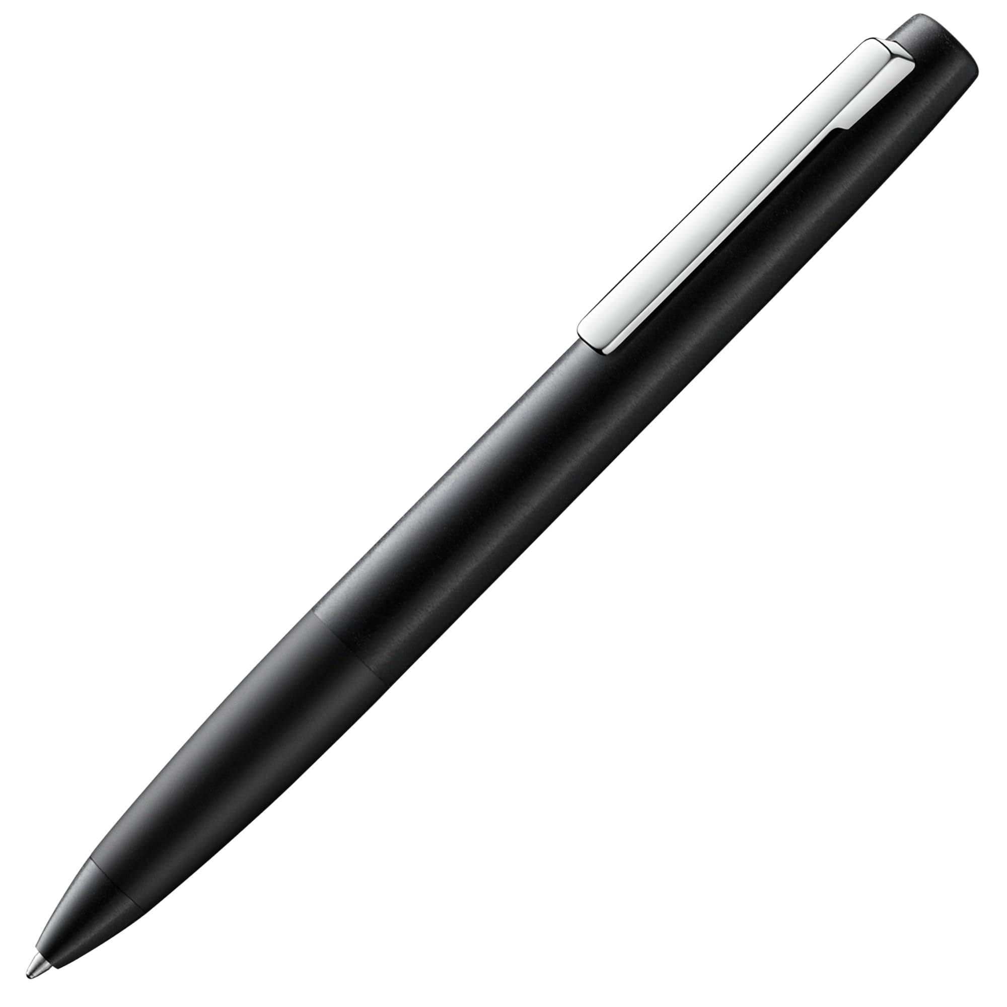 

LAMY aion Black Ballpoint Pen Modern ballpoint pen with a seamless anodized aluminum body and stainless steel clip Medium nib Includes a black refill чёрный