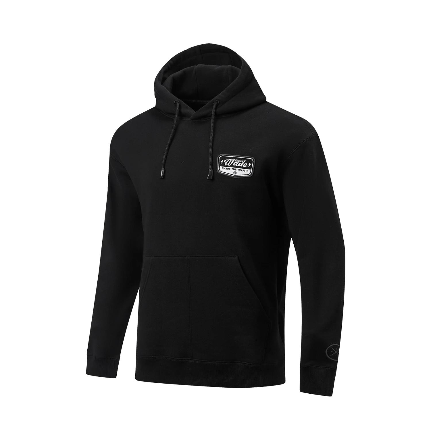 Мужская толстовка с капюшоном Li Ning Wade Series с принтом на спине Мужская толстовка AWDW589-1 XL