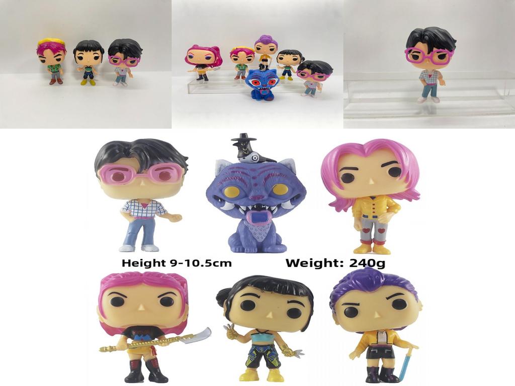 Kpop Demon Hunters Pvc Figure Collectible Set For Fans And Display