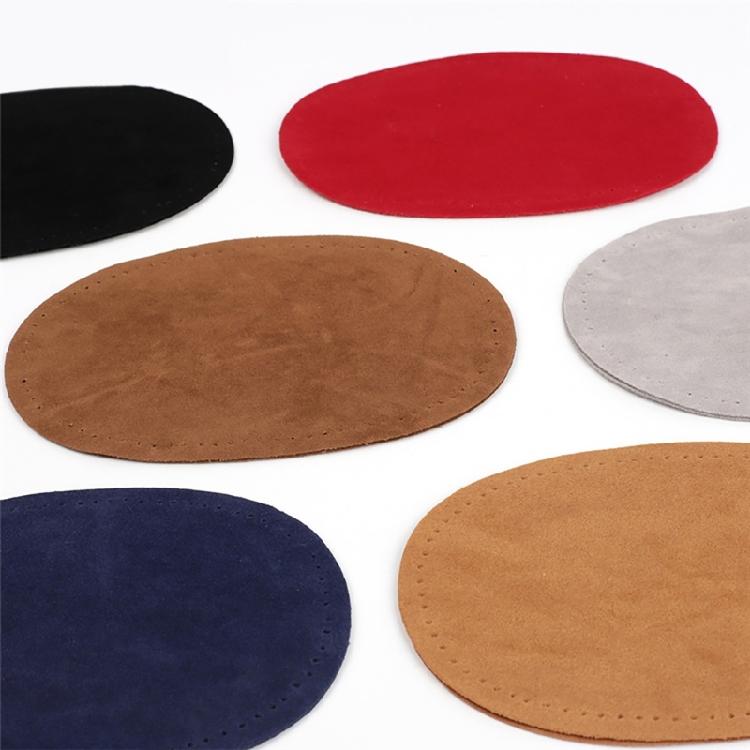 1 Pair Sew-On Repair Patches PU Leather Elbow Knee Patches Clothing Accessories for Jeans Trousers