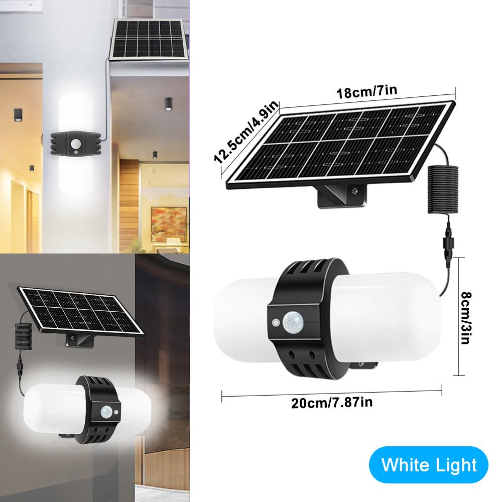 Outdoor Solar Barn Lights LED Solar Security Street Lights Motion Sensor Super Bright Solar Power Lamp 1000LM Flood Light Garden