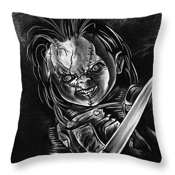 Chucky Good Guy  Doll Horror Movie Design Cushion Pillow Case Cover  New