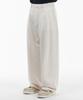 SIGNATURE [Summer Fabric Added] Double-Tuck Wide Slacks [Ivory]
