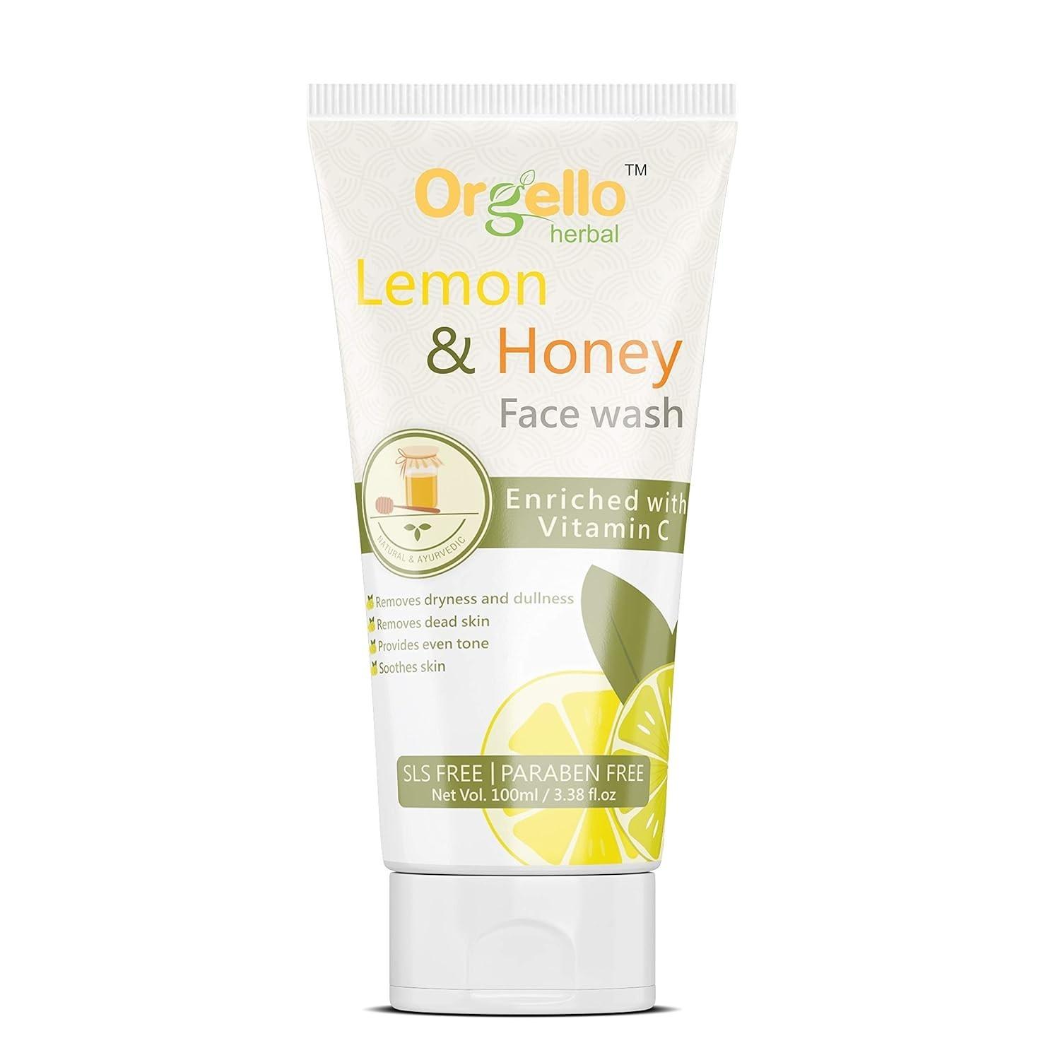 

@ Orgello Herbal Lemon & Honey Face Wash 100ml Zr-3094-60%Off