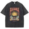 Fashion T-shirt Print Top Casual Loose T-shirt Retro Clothes for Men and Women Summer Trend Wear