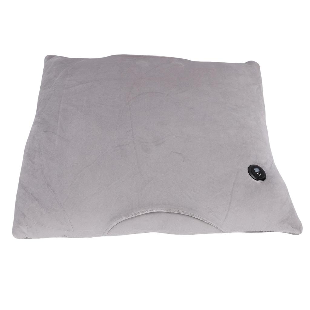 Heated Throw Pillow Quick Heating 3 Temperature Settings Soft 7D Cotton Lining Electric Heating Pillow with Overheating Guard