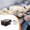 Scatola per Lievitazione Pane con Tappetino Riscaldante Scalda Starter per Lievito Madre Scalda Lievito Madre Regolabile su 9 Livelli per Cottura Yogurt Formaggio