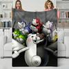 Game S-Super Danganronpas Throw Flannel Blanket Perfect for Sofa Office Bed Travel Sleep Read Relax Camping four season use