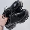 Fashion High Quality Men's Derby Shoes Fashion Designer Shoes Men New Workwear Men Shoes Thick Soled Height Increasing Zapatos De Hombre